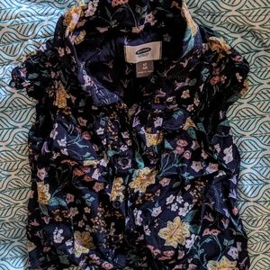 Old Navy Tie Front Blouse